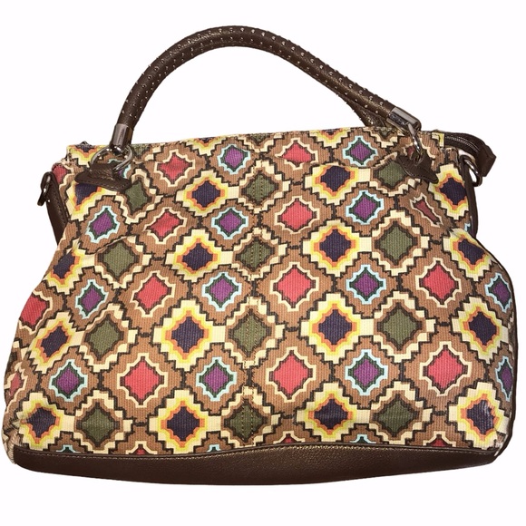 Relic Tapestry Satchel Handbag - Picture 9 of 9